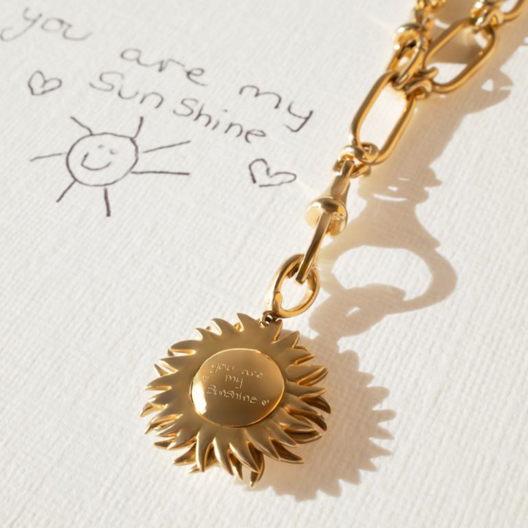 Mythology Sun Charm Pendant