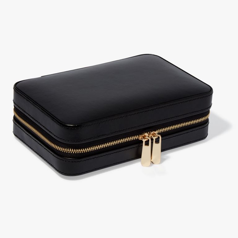 Leather travel jewelry organizer on sale
