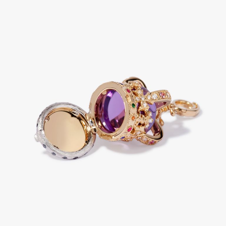 Coronation Crown Locket Charm
