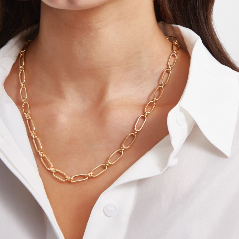 Knuckle Bold Chain Necklace