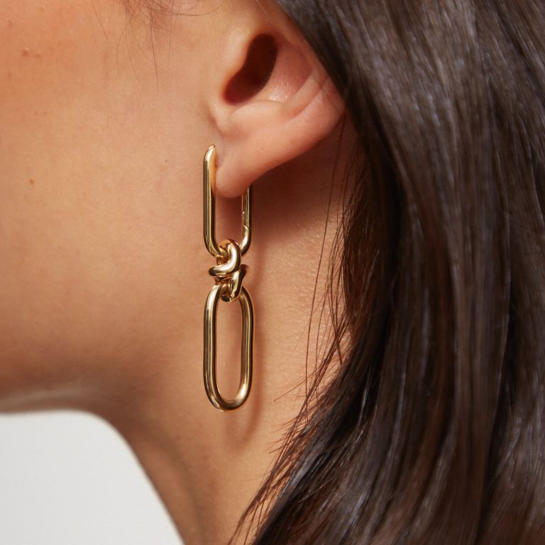 Knuckle Double Hoop Earrings