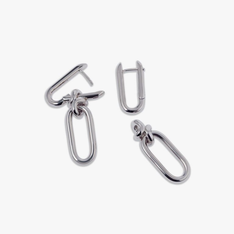 Knuckle Double Hoop Earrings Knuckle Double Hoop Earrings