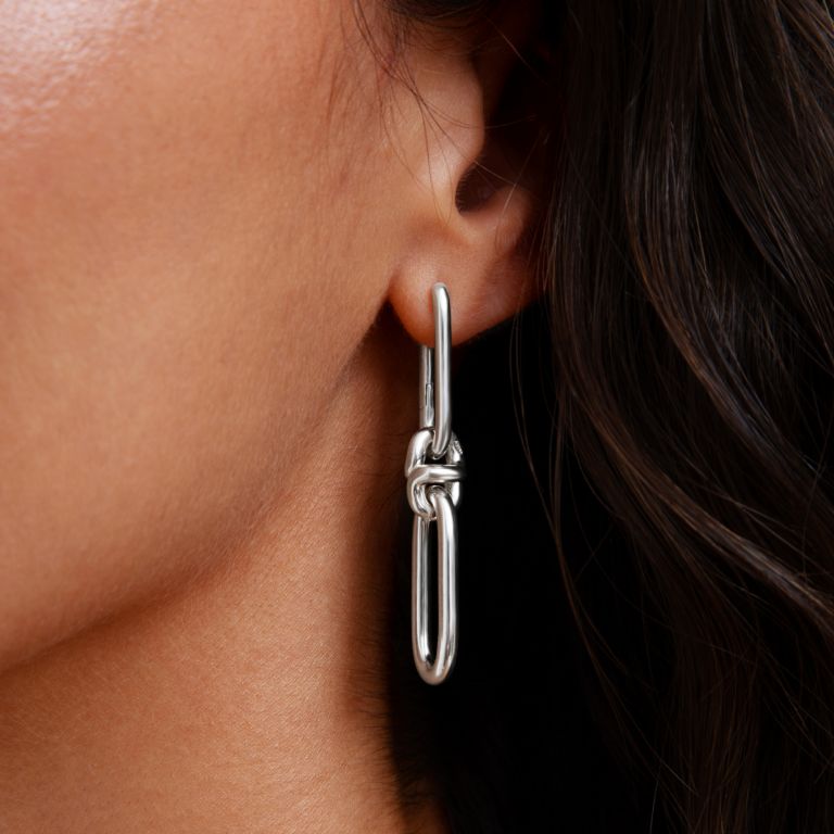 Knuckle Double Hoop Earrings Knuckle Double Hoop Earrings