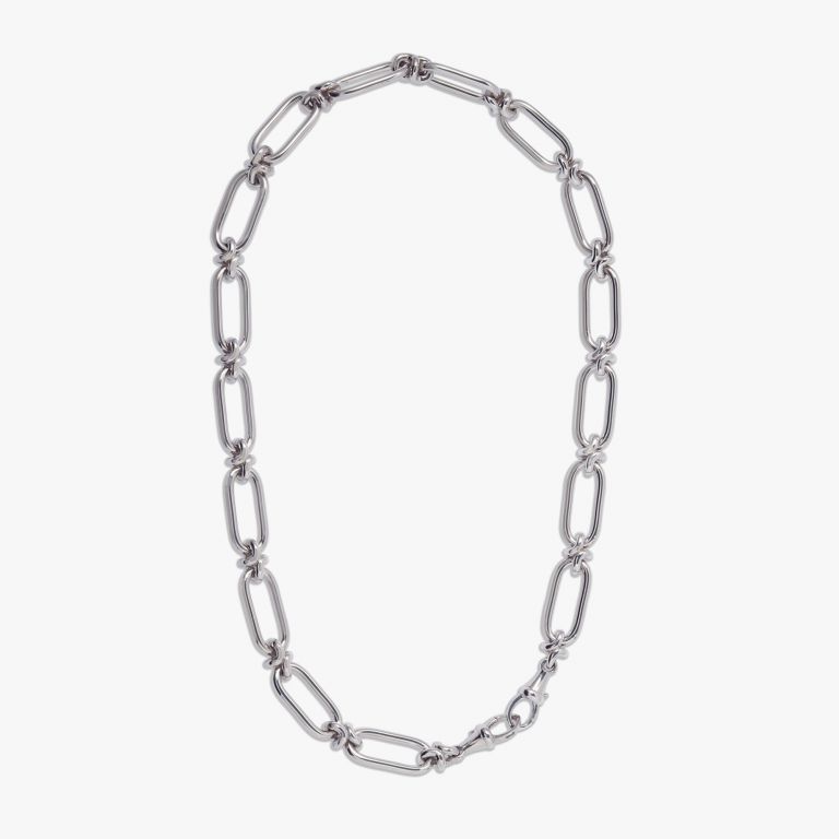 Sterling Silver Knuckle Heavy Chain Necklace - Annoushka US