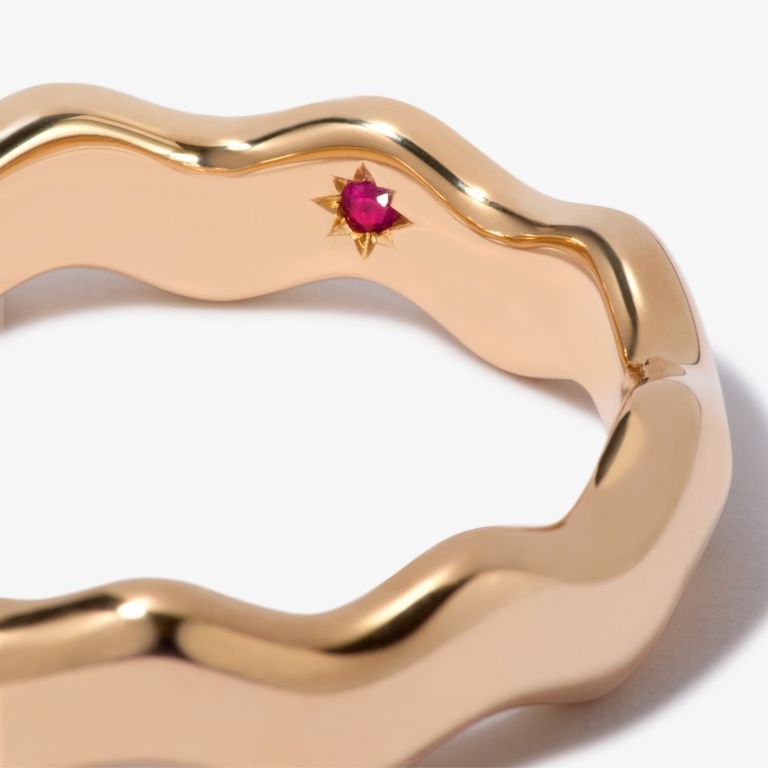 Whoopsie Daisy Gold 4mm Ring