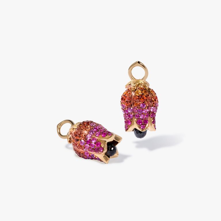 Tulips Diamond Earrings