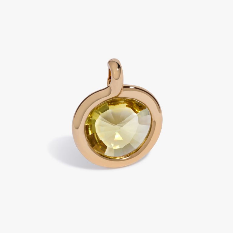 Sweetie Olive Quartz Choker Necklace