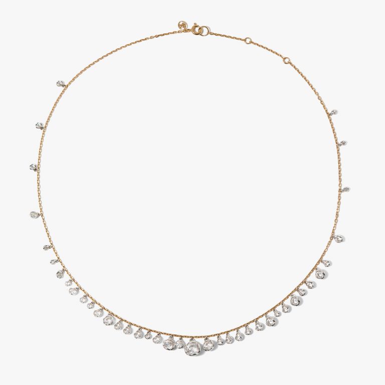 18k Solid Gold Whoopsie Daisy Diamond 4.52k Necklace - Annoushka US