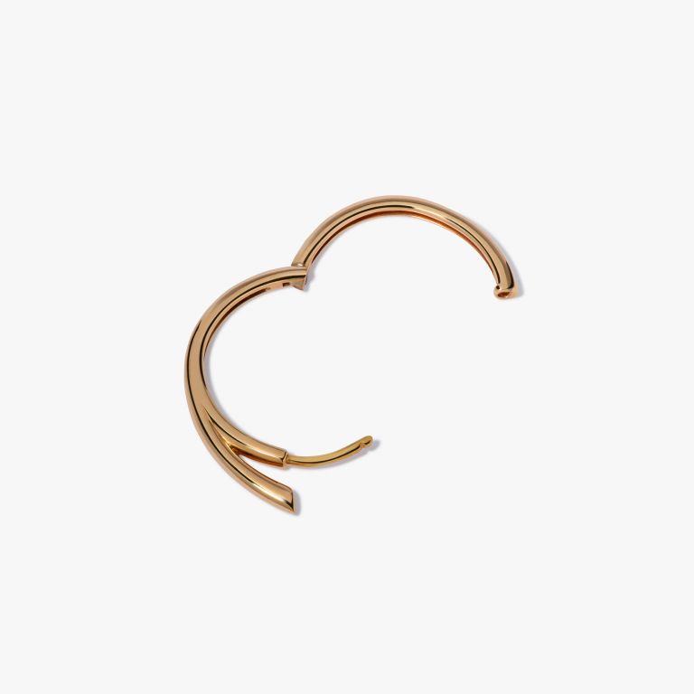 Six Medium Hoop Earrings