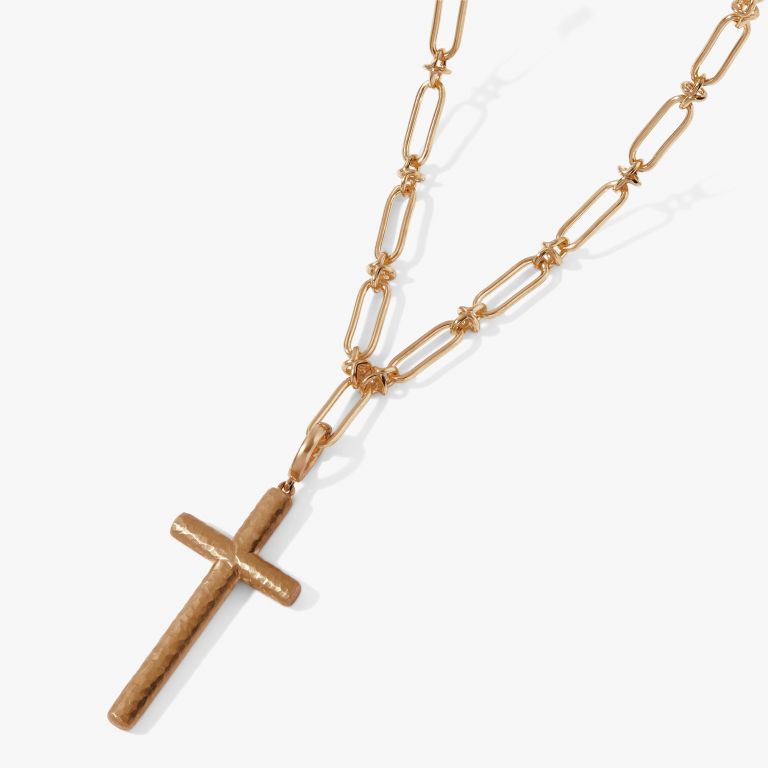 Touch Wood Cross Charm Touch Wood Cross Charm