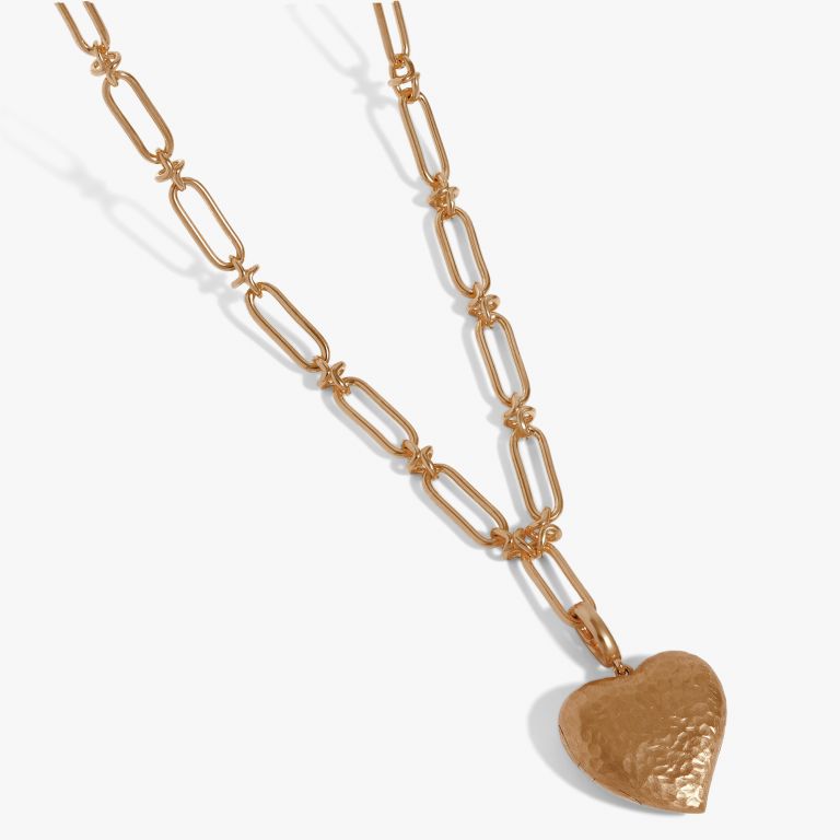 Touch Wood Heart Charm