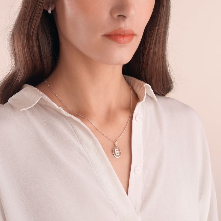 Initials E Pendant