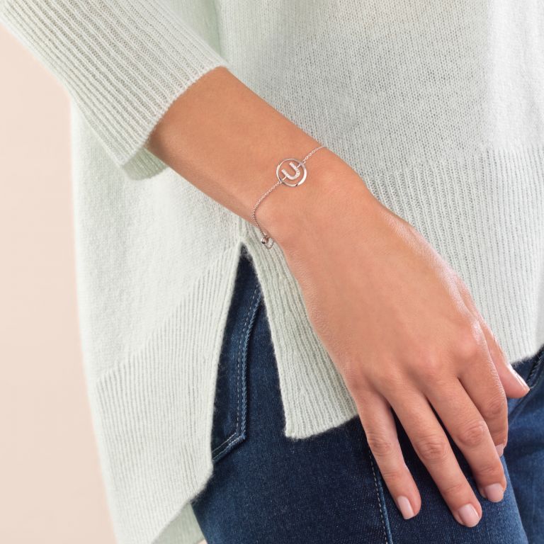 Initials U Bracelet