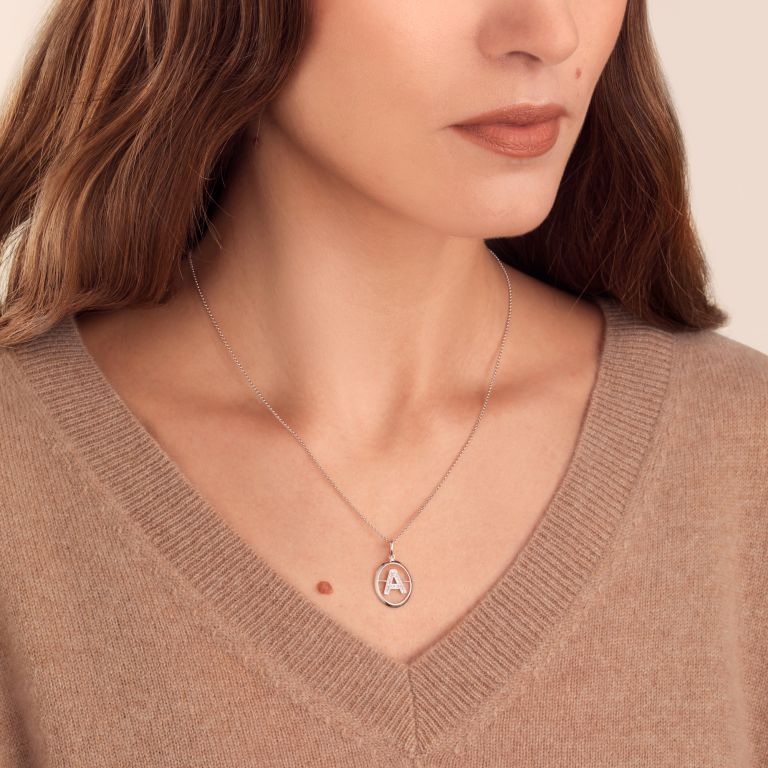 Initials A Pendant