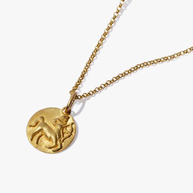 Zodiac 18ct Yellow Gold Sagittarius Necklace Annoushka International
