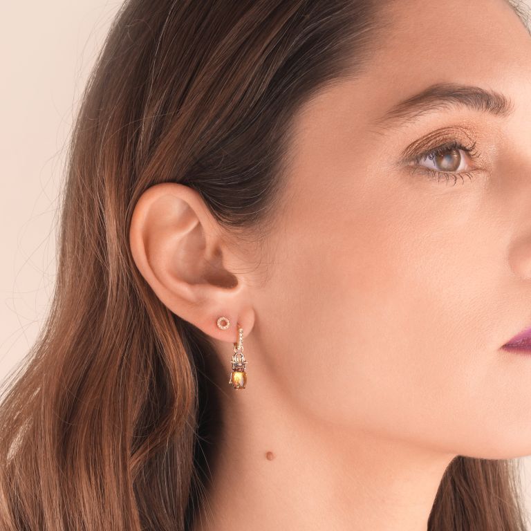 Beetle Earring Drops