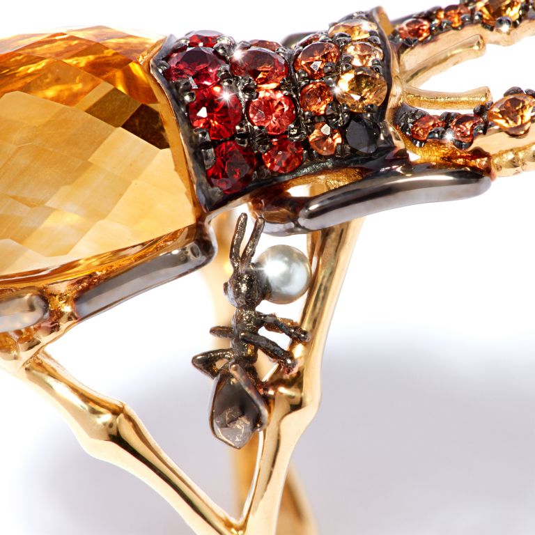 Mythology Beetle Ring