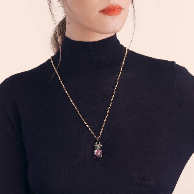 Beetle Charm Pendant