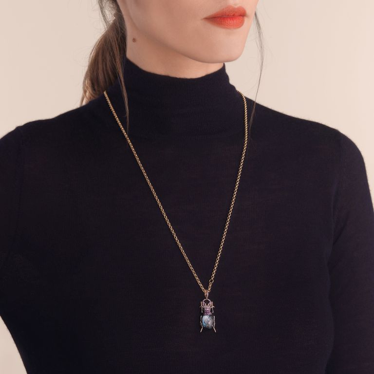 Beetle Charm Pendant