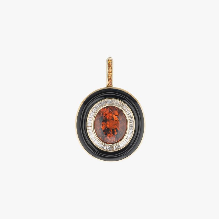 Citrine and Diamond Ring