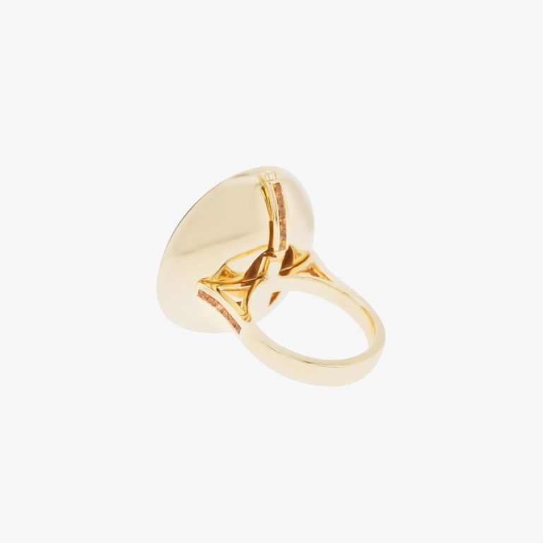 Citrine and Diamond Ring
