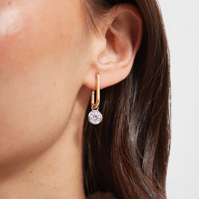 Knuckle & Whoopsie Daisy 1.50ct Diamond Earrings