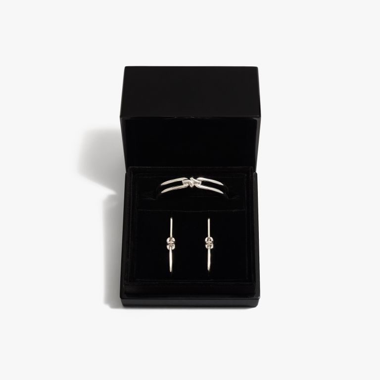 Knuckle Earrings & Bangle Gift Set
