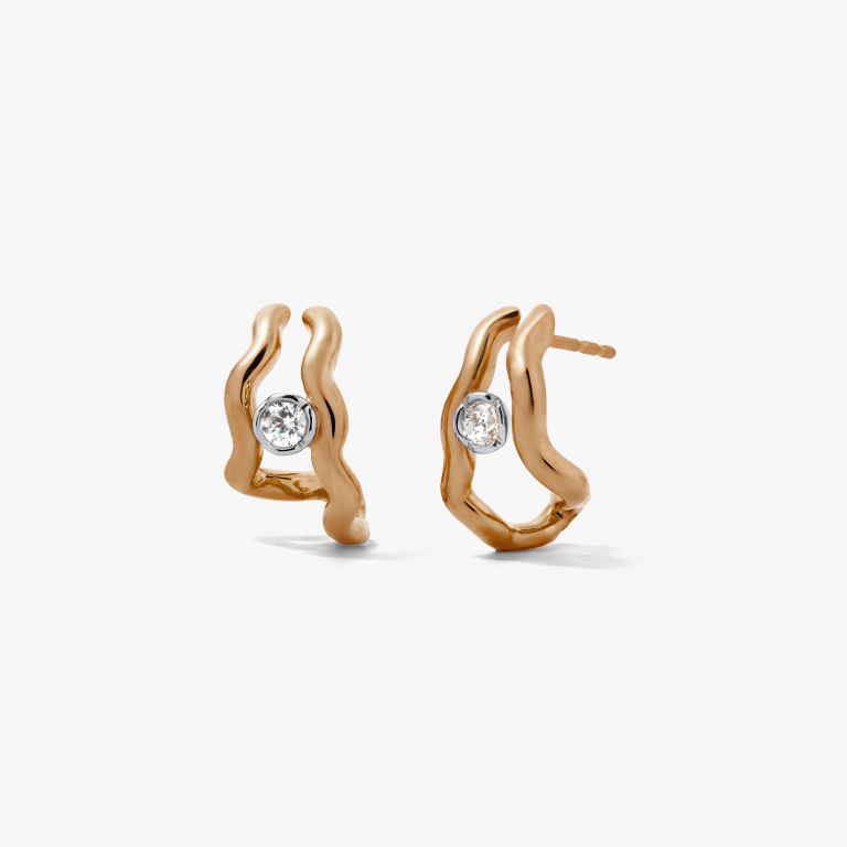 Whoopsie Daisy Double Hoop Earrings main product photo