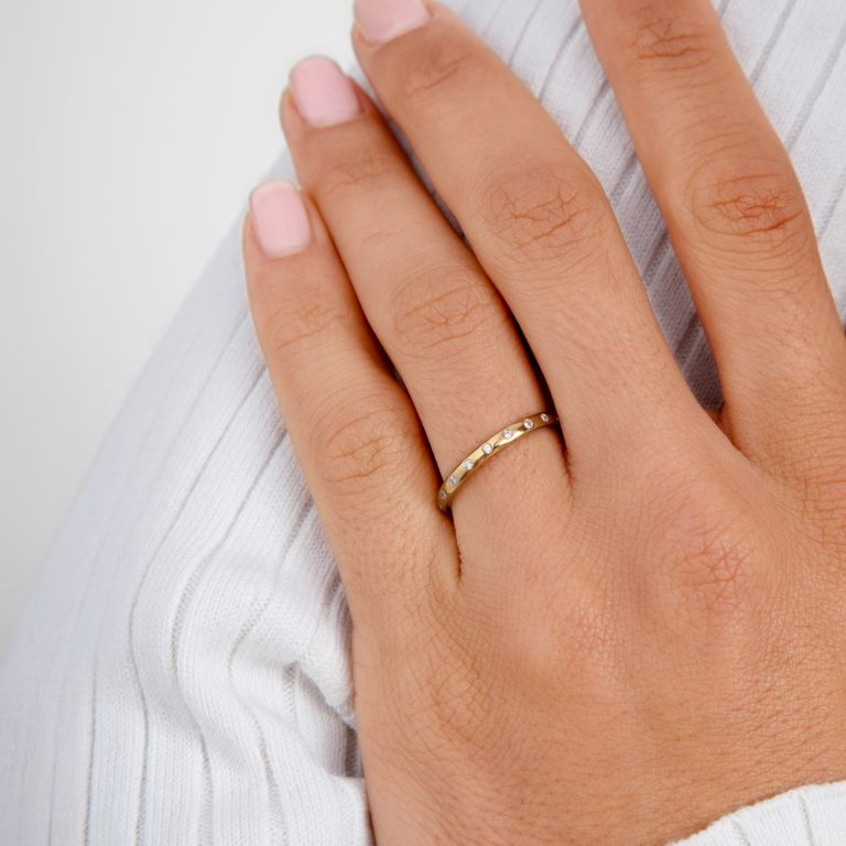 2mm Diamond Wedding Ring 2mm Diamond Wedding Ring