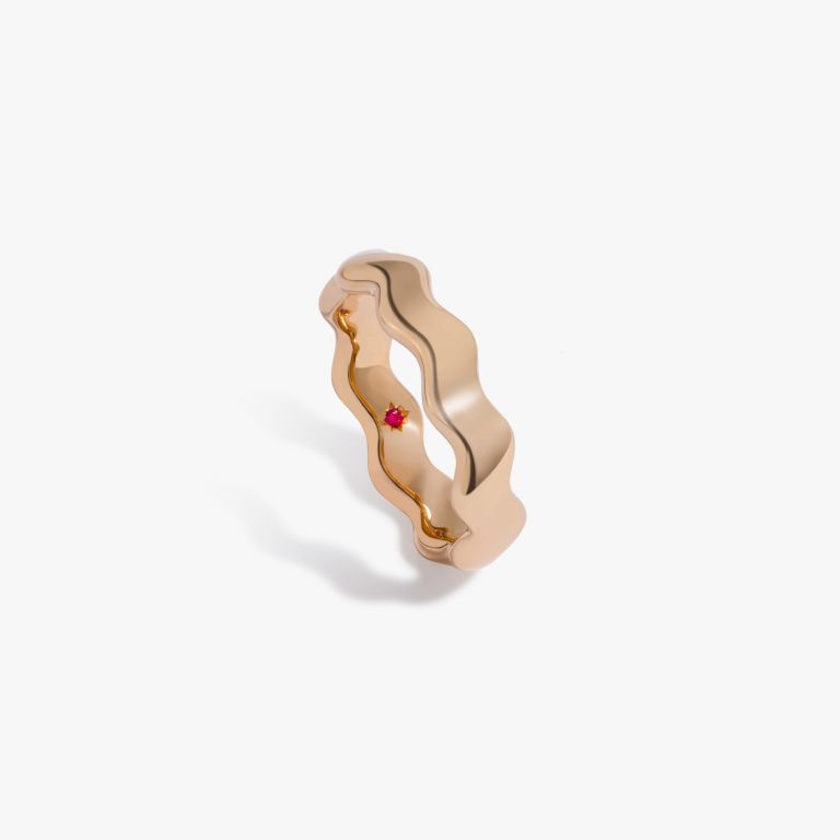 Whoopsie Daisy Gold 4mm Ring