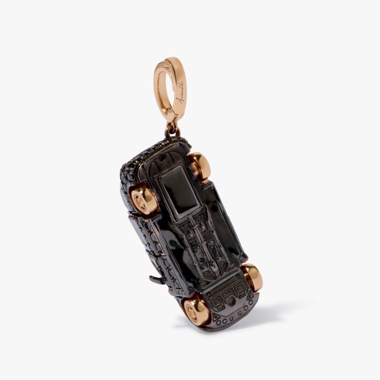 London Black Taxi Charm Pendant 