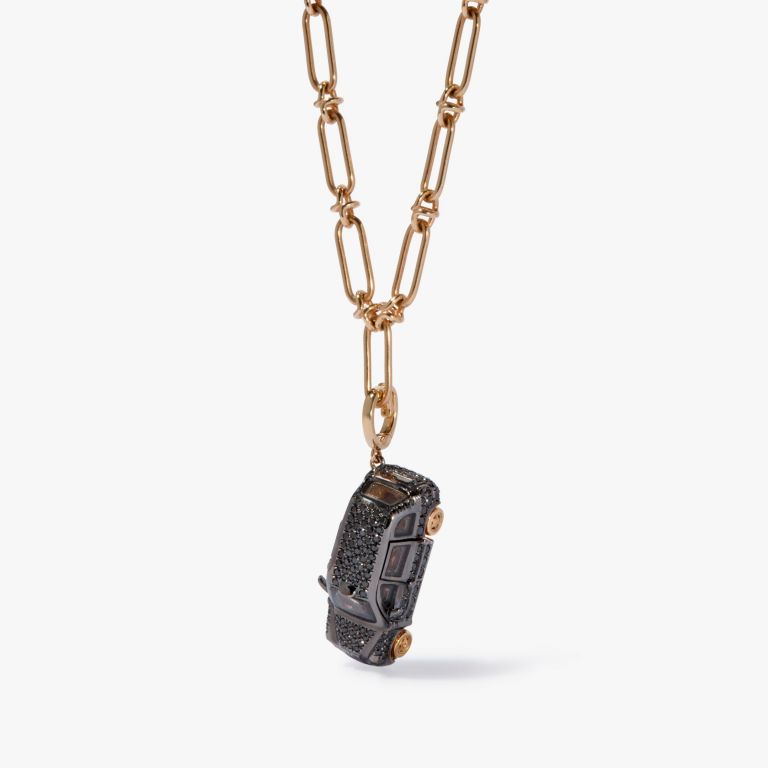 London Black Taxi Charm Pendant 