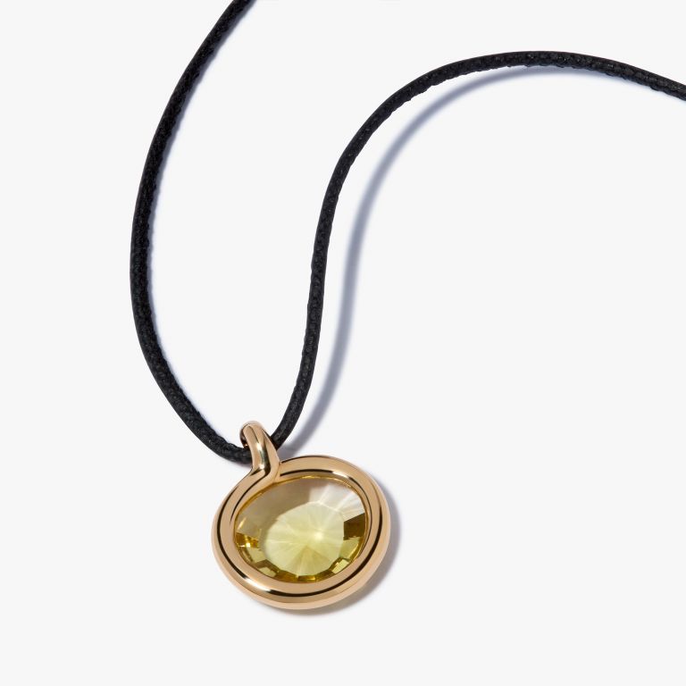 Sweetie Olive Quartz Pendant