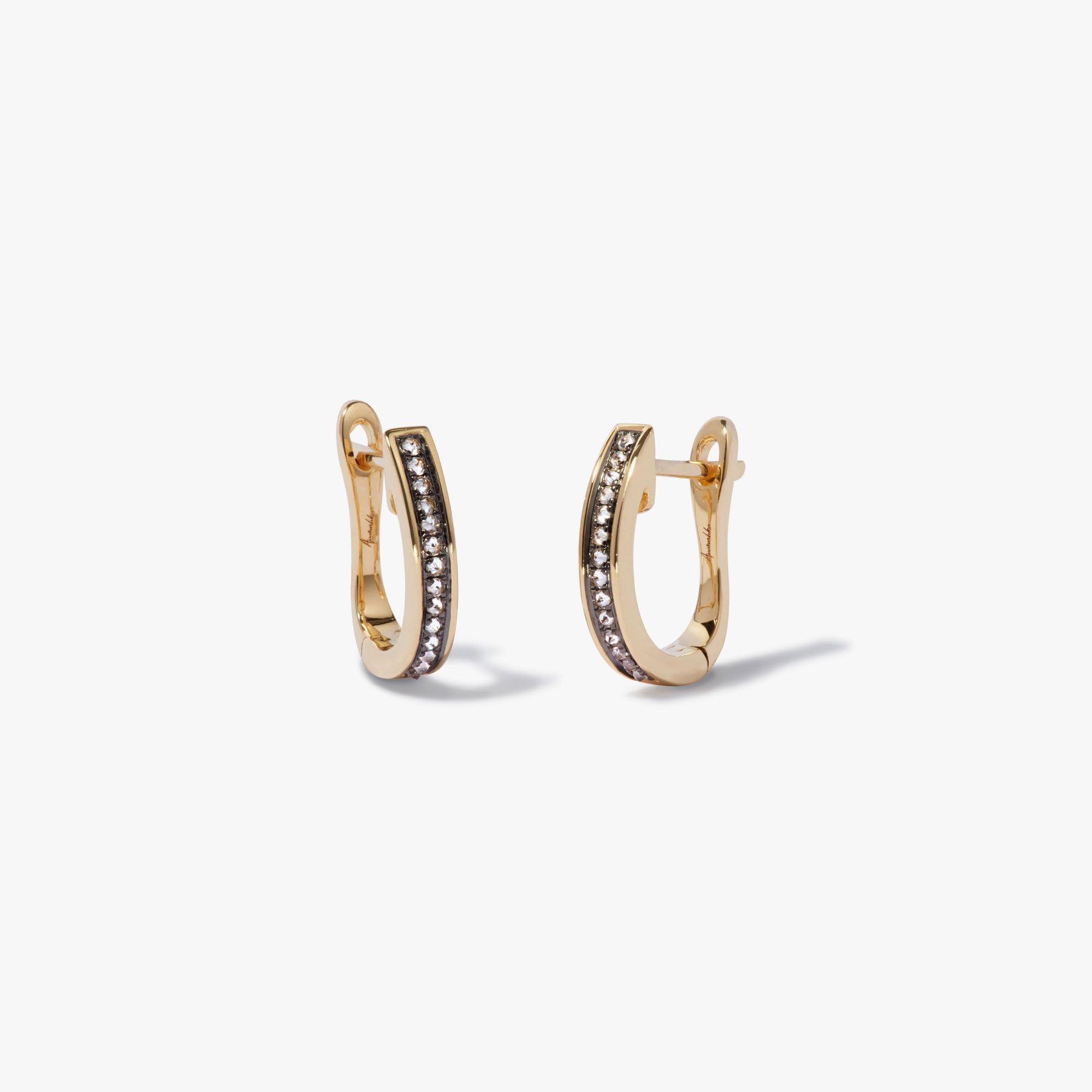 Eclipse Porcupine Hoop Earrings
