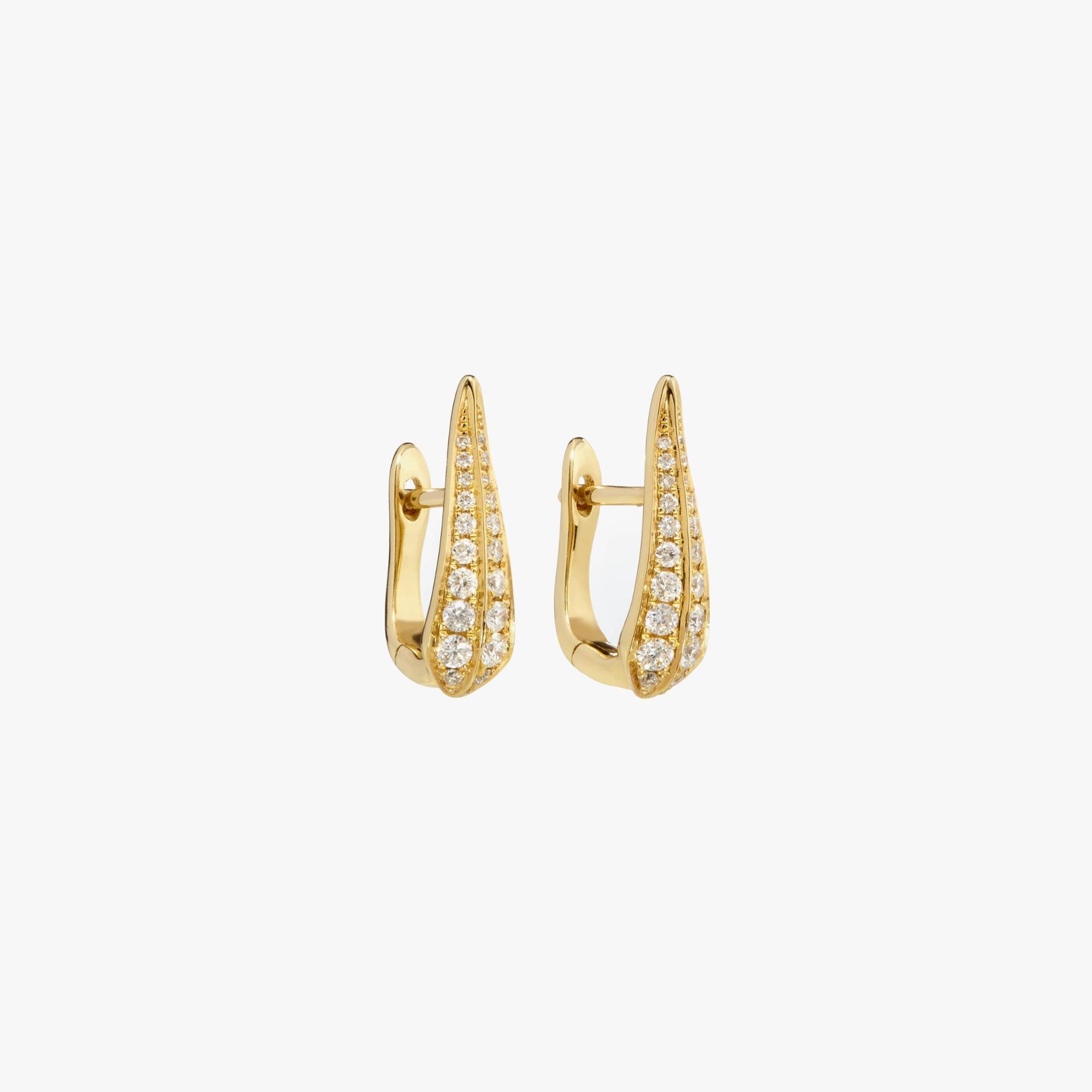 Diamond Hoop Earrings