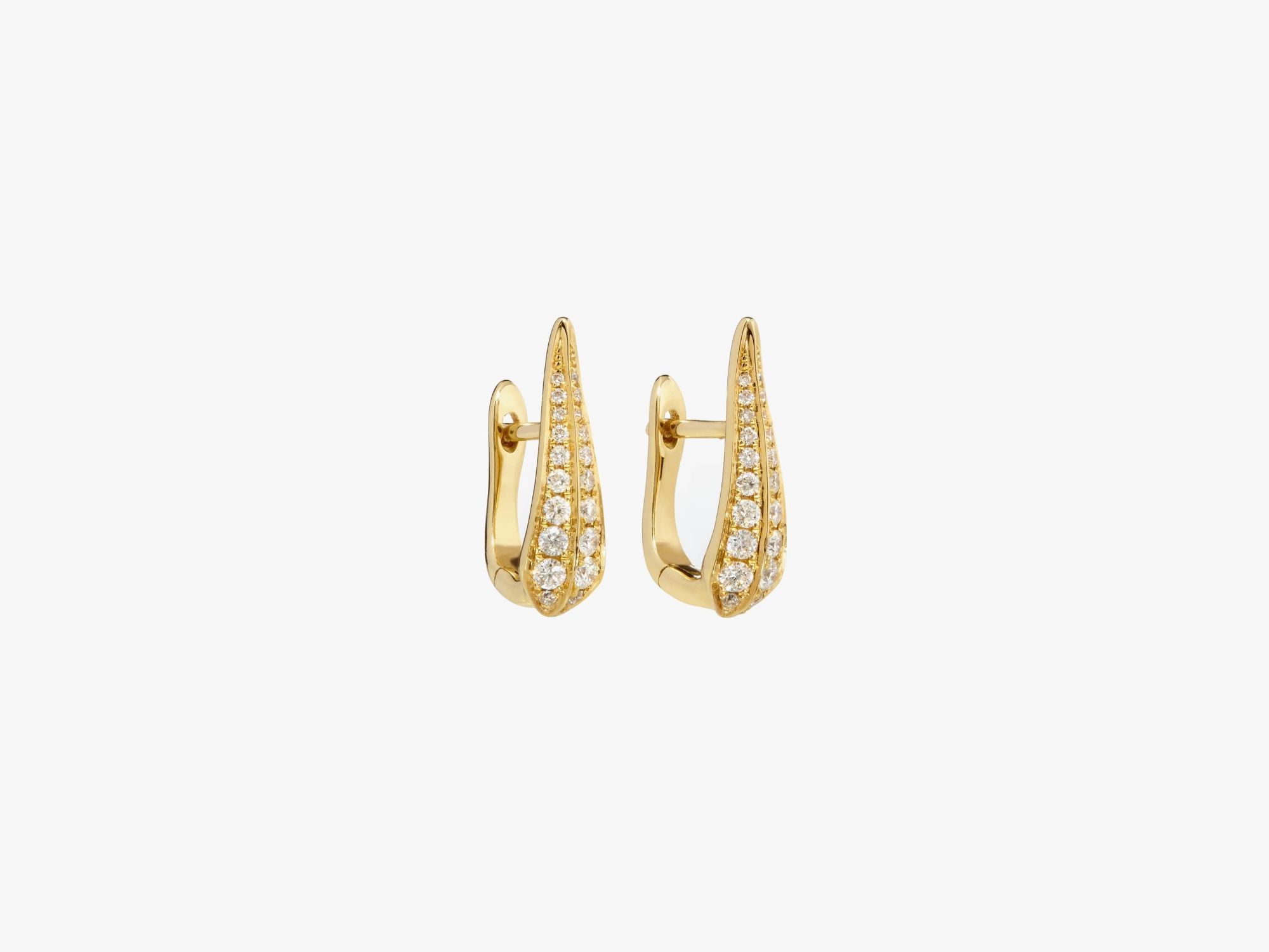 Diamond Hoop Earrings