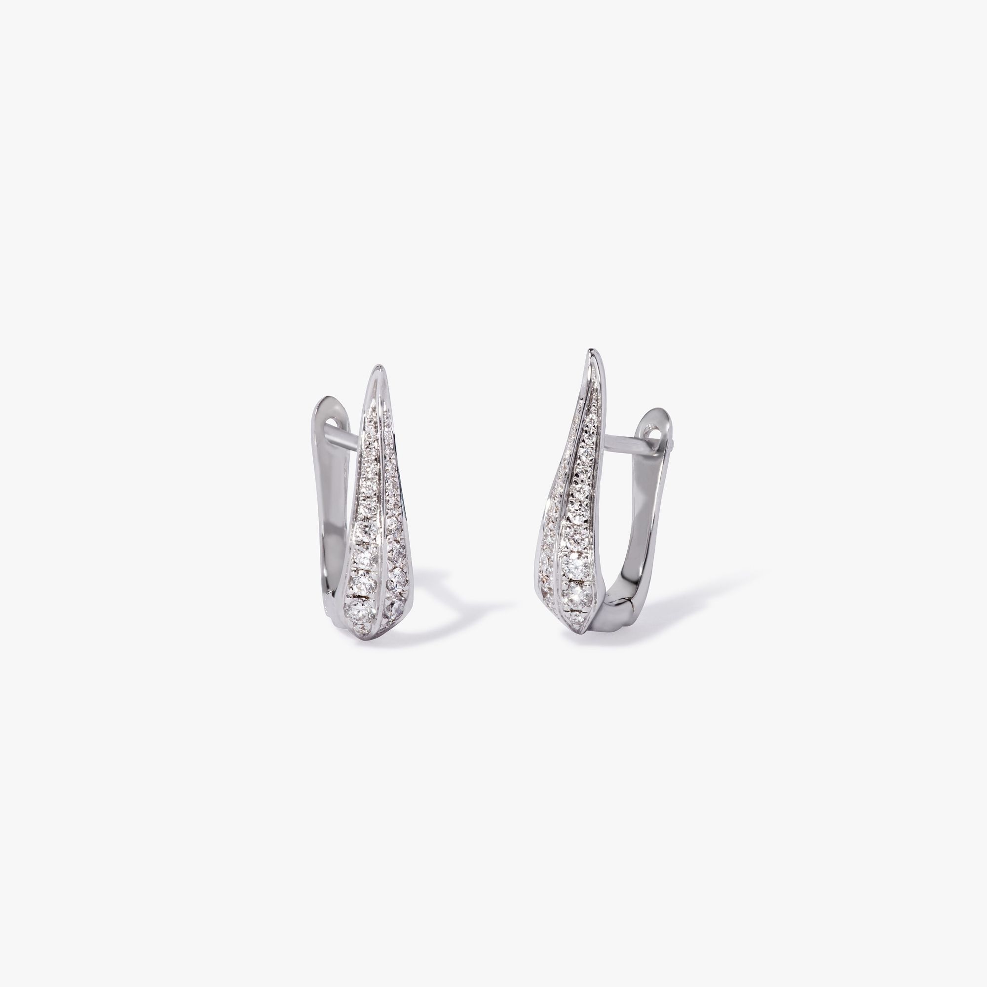 Diamond Hoop Earrings