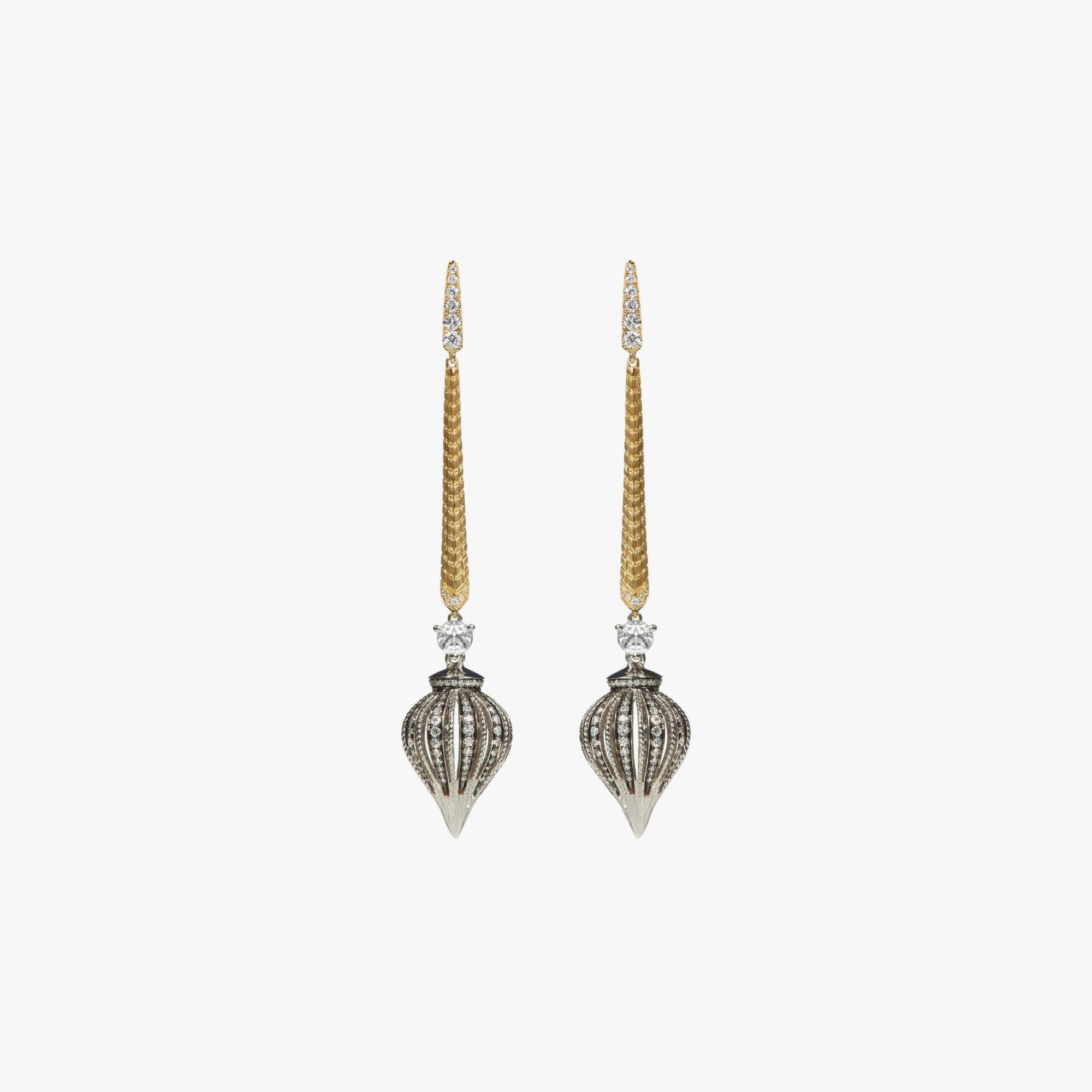 Touch Wood Drop Earrings