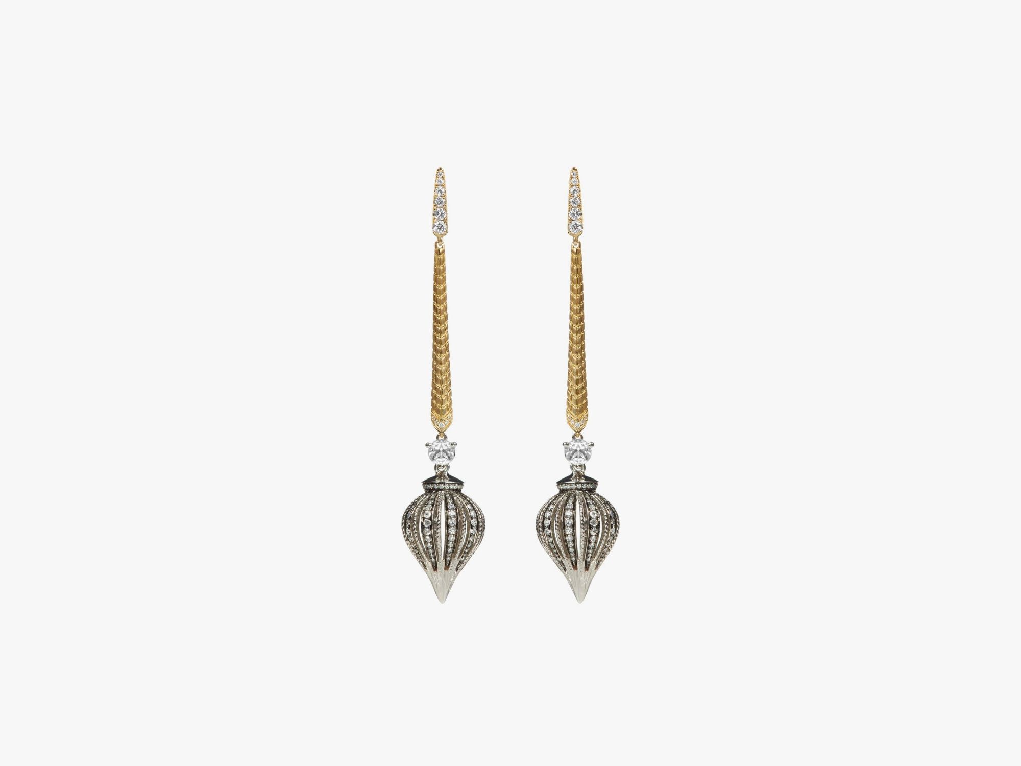 Touch Wood Drop Earrings