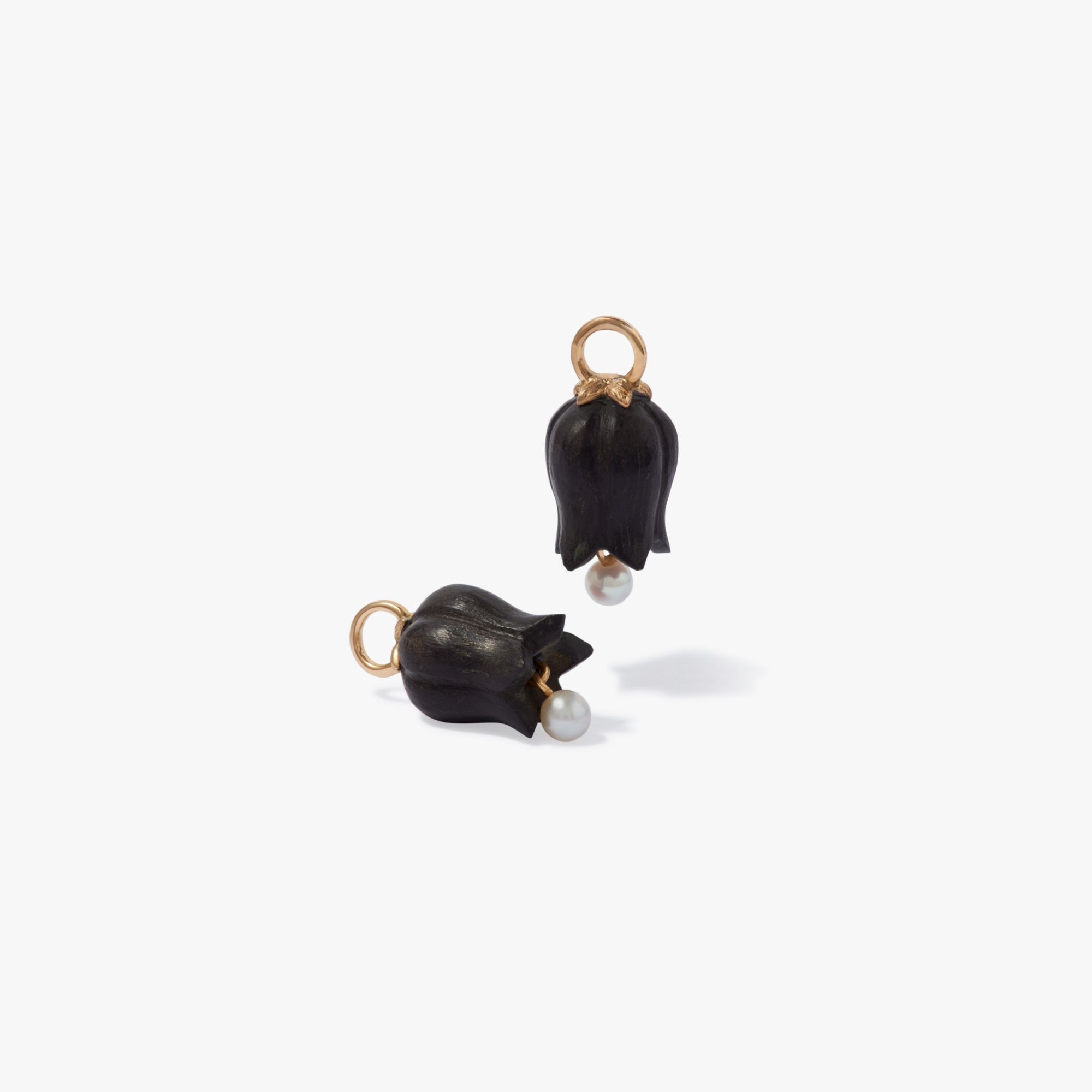 Tulips Ebony Earring Drops