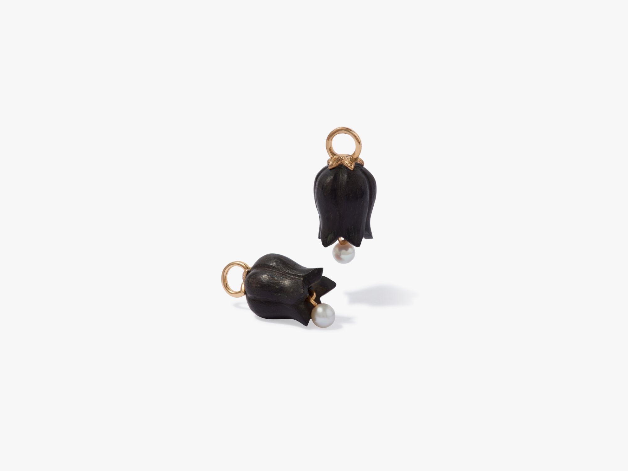 Tulips Ebony Earring Drops