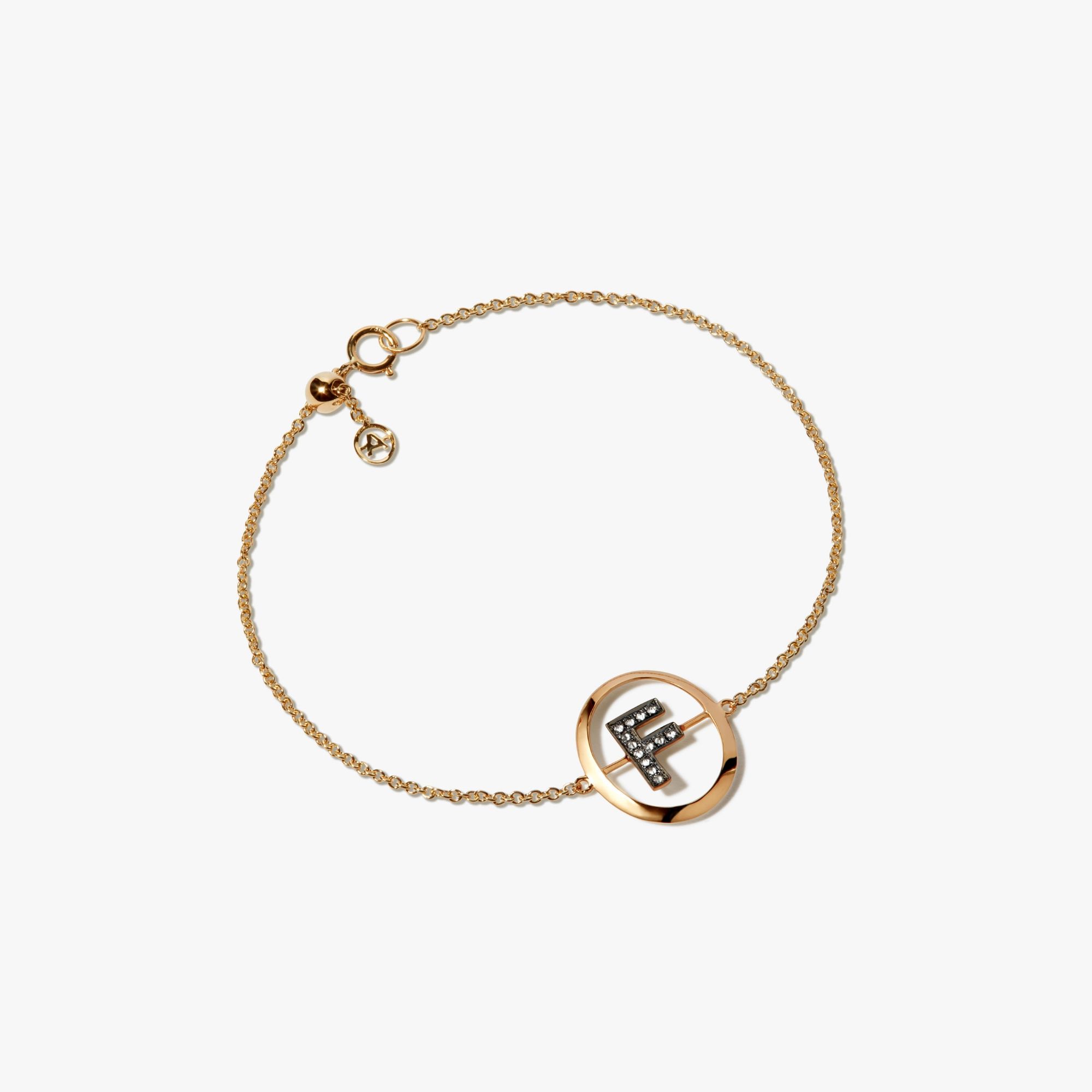 Initials F Bracelet