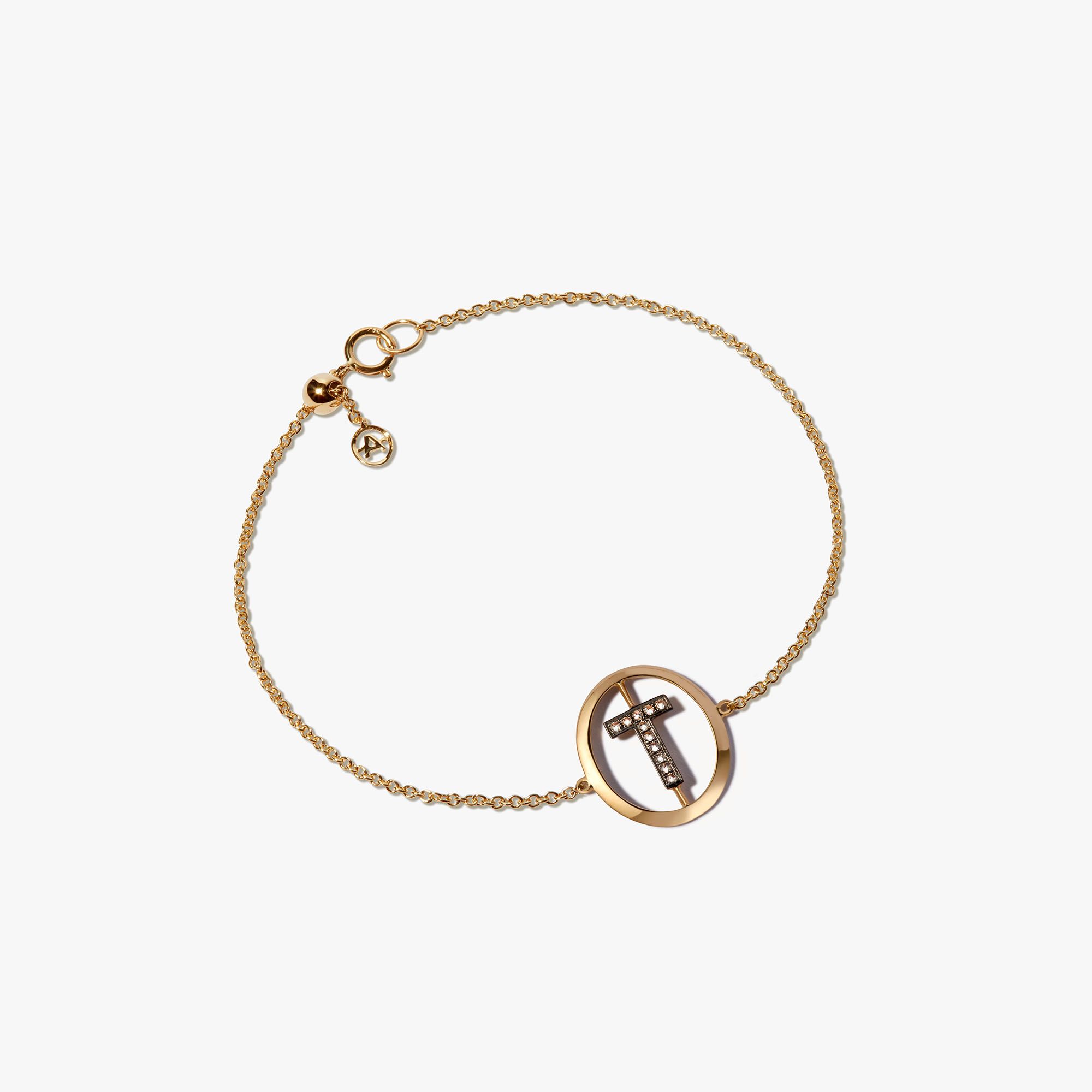 Initials T Bracelet