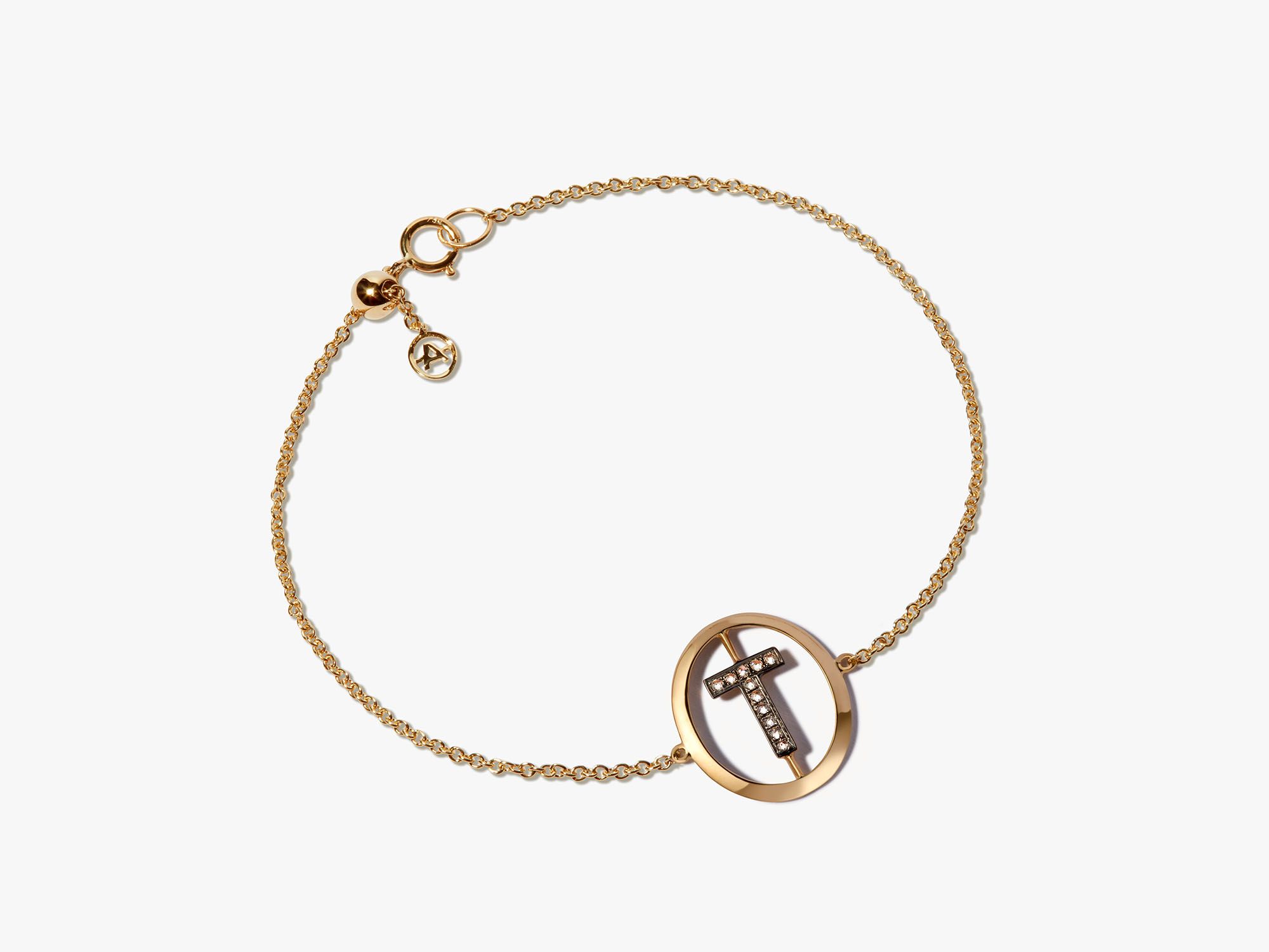 Initials T Bracelet
