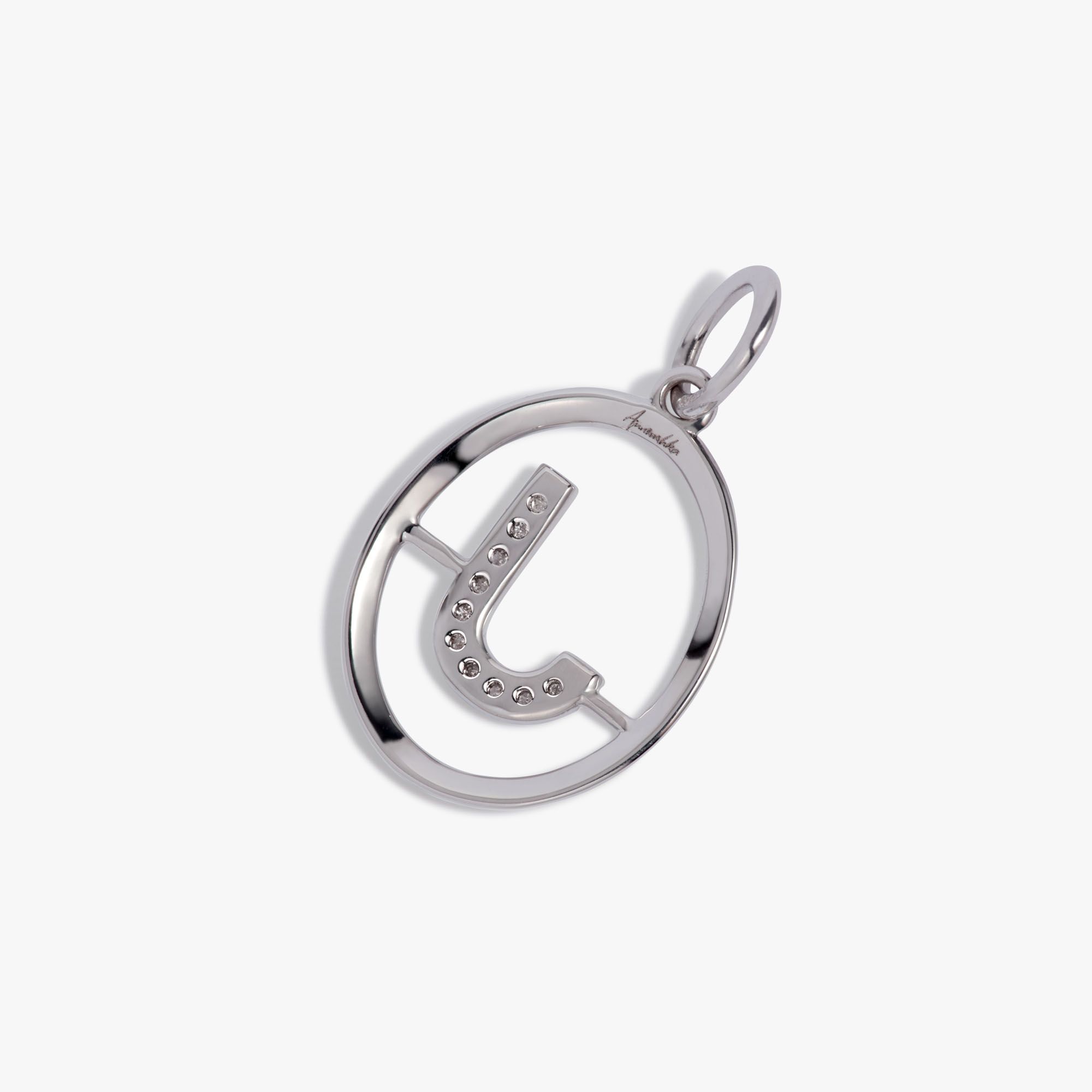 Initials J Pendant