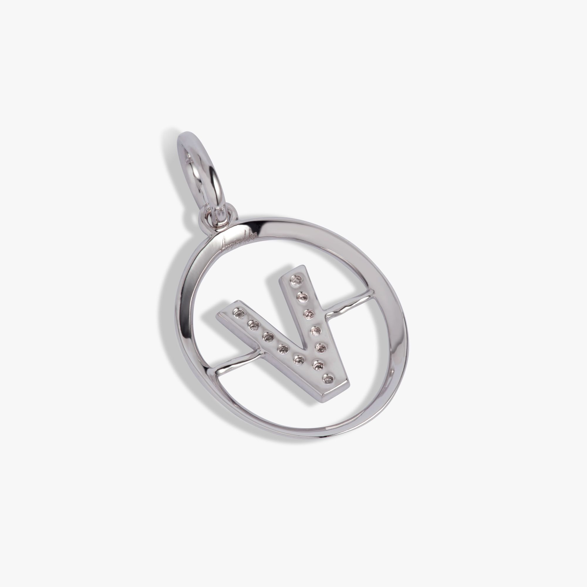 Initials V Pendant