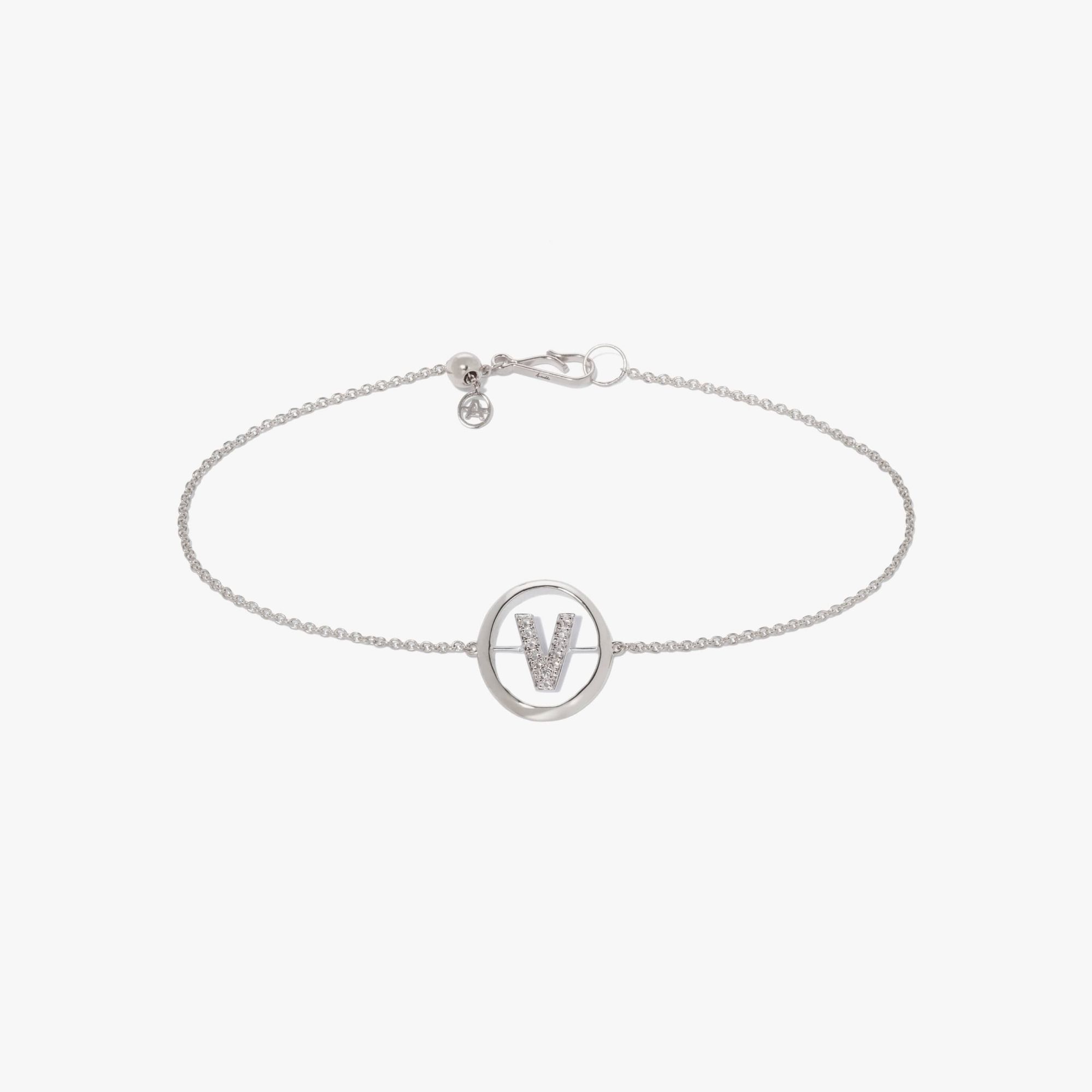 Initials V Bracelet