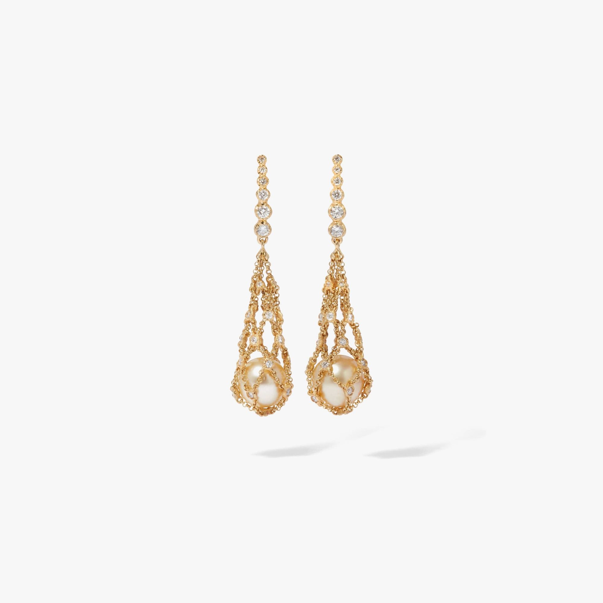 Lattice Net Earrings