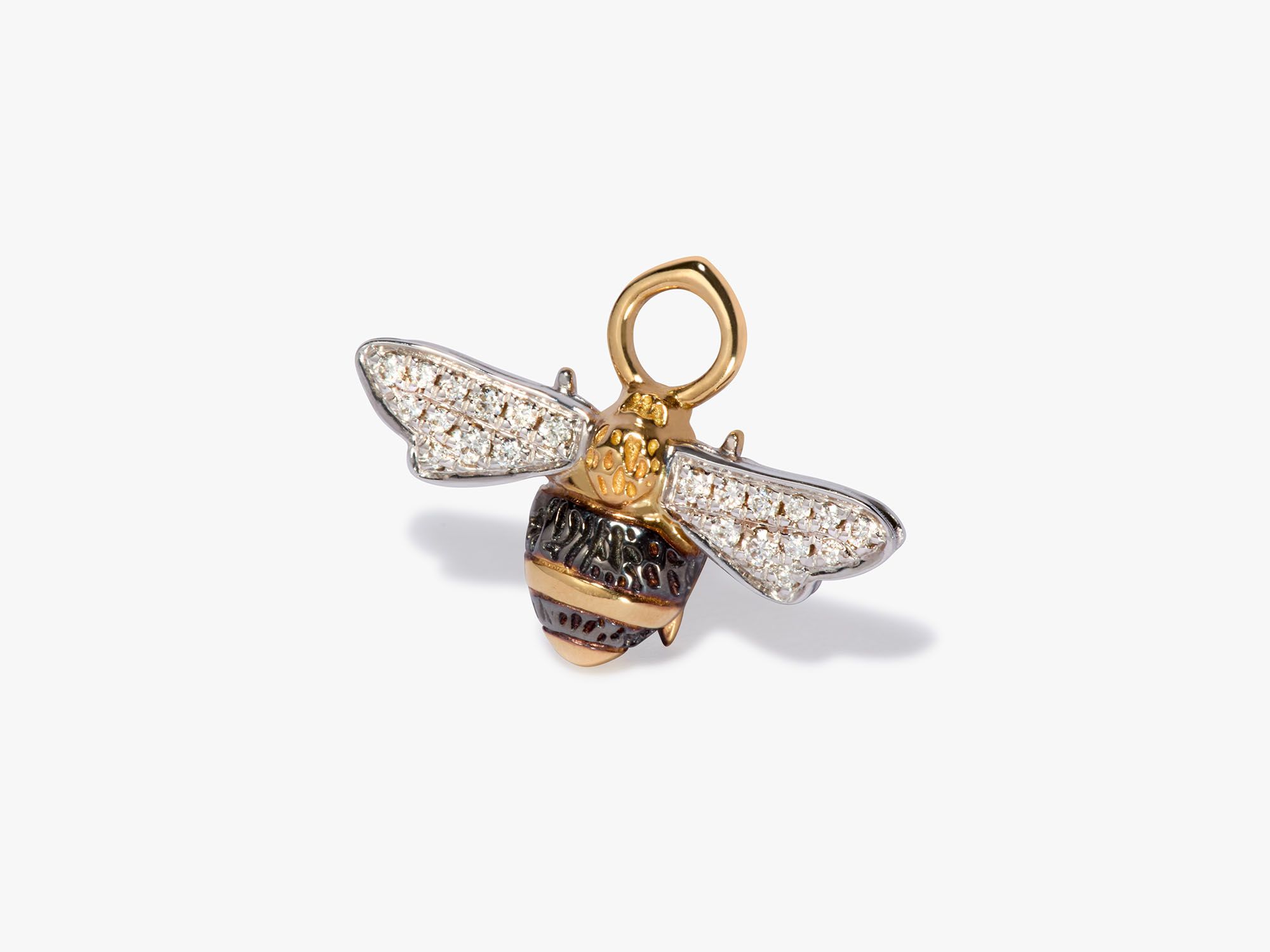 Diamond Bee Earring Drop