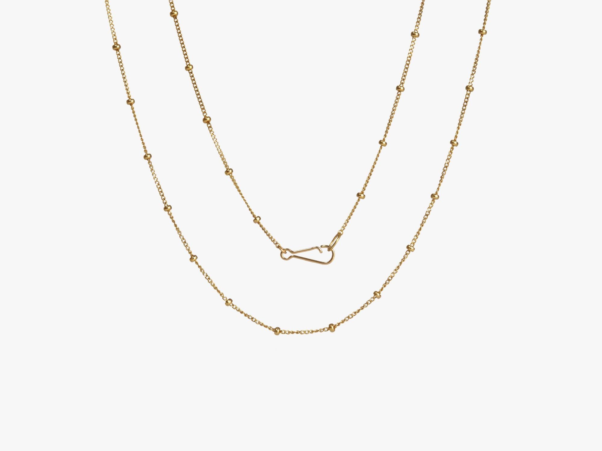 Saturn Long Chain Necklace